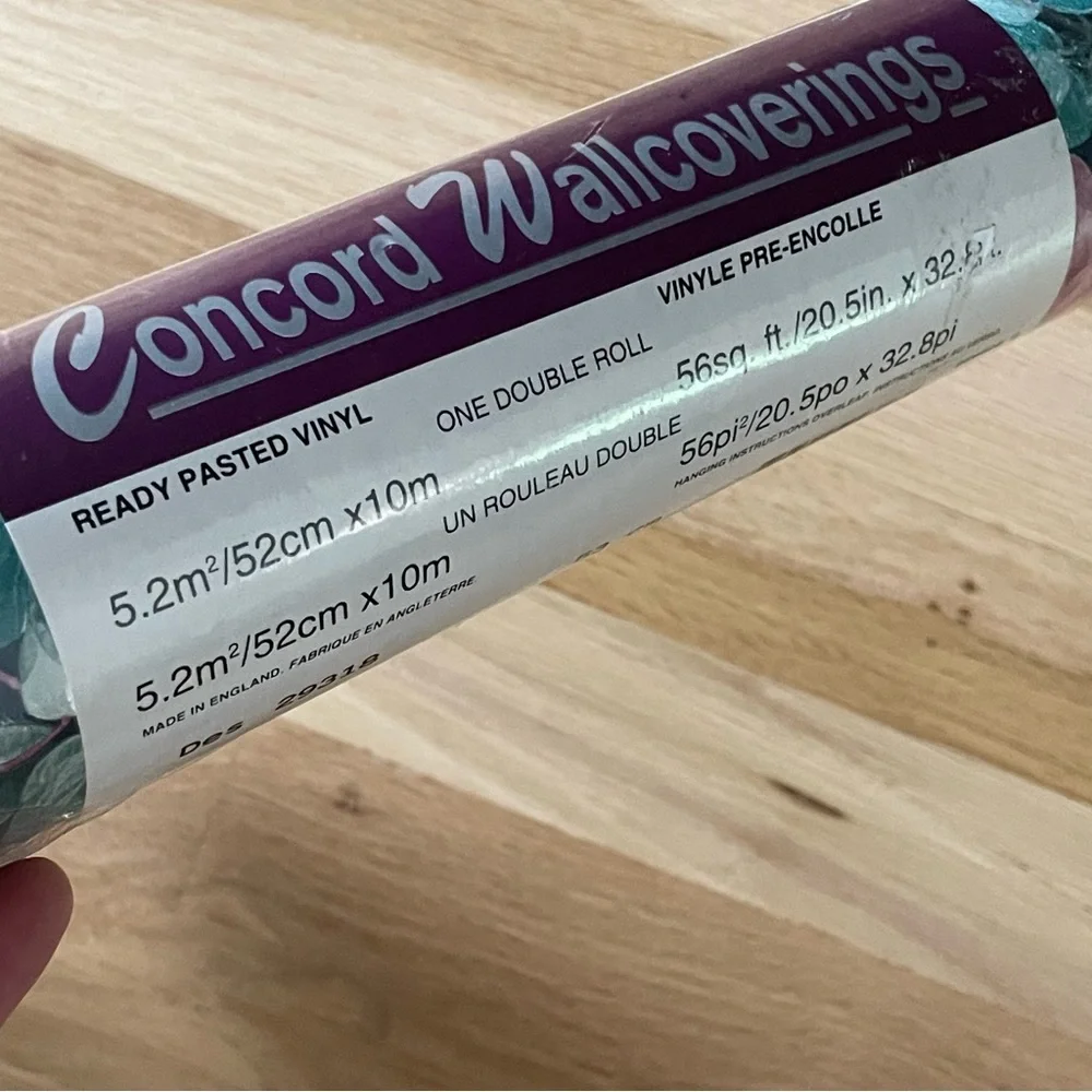 Wallpaper Concord Wallcoverings One Double Roll New